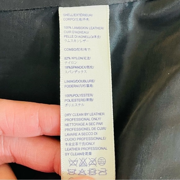 Rebecca Minkoff Perforated Lamb Skin Leather Moto Biker Jacket Size XS Pockets - Picture 5 of 11